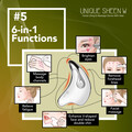 OGAWA Unique Sheen W Facial Lifting and Massage Device With Heat* [Apply Code: 7TM12]